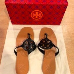 Tory Burch Miller Square Toe - Black